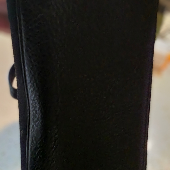 Kate Spade Black Suede Tote with Tassel Detail - Picture 5 of 7